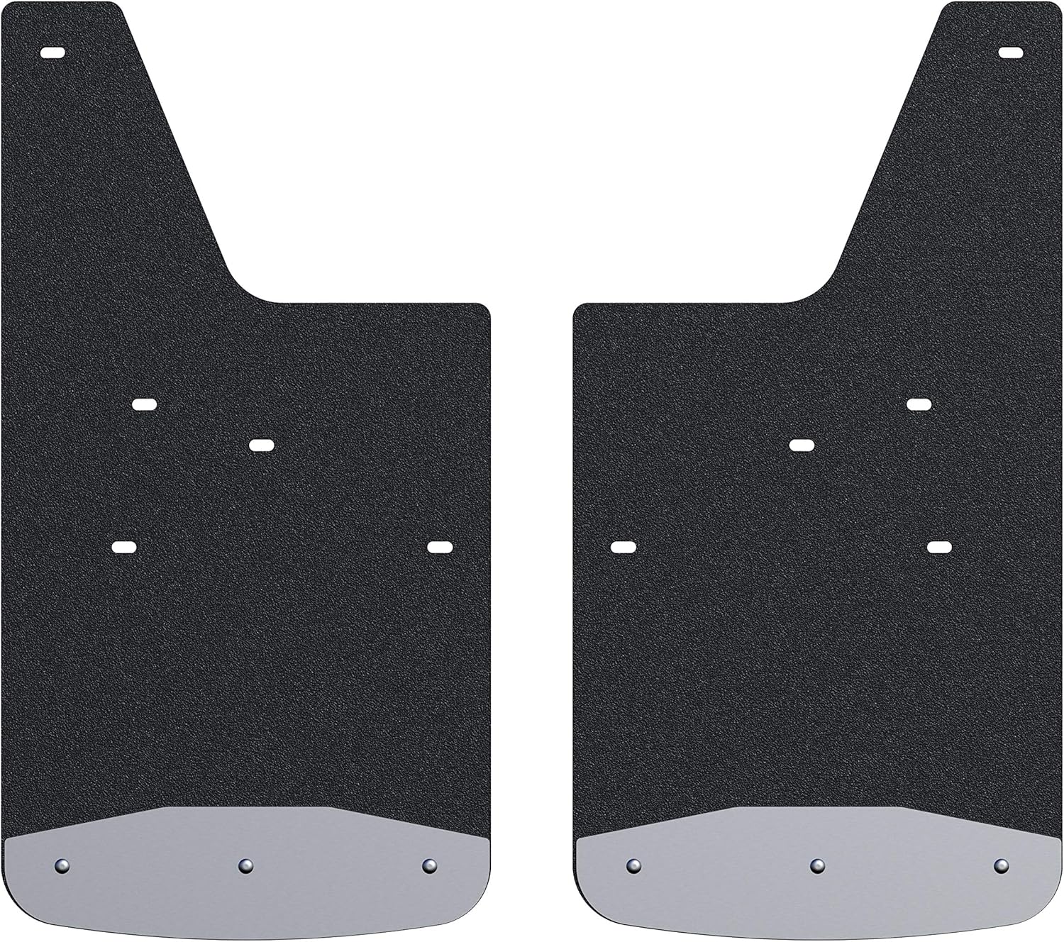 LUVERNE 251450 Front 12-Inch x 23-Inch Textured Rubber Mud Guards, Select Chevrolet Silverado 2500, 3500 HD, 2 Flaps
