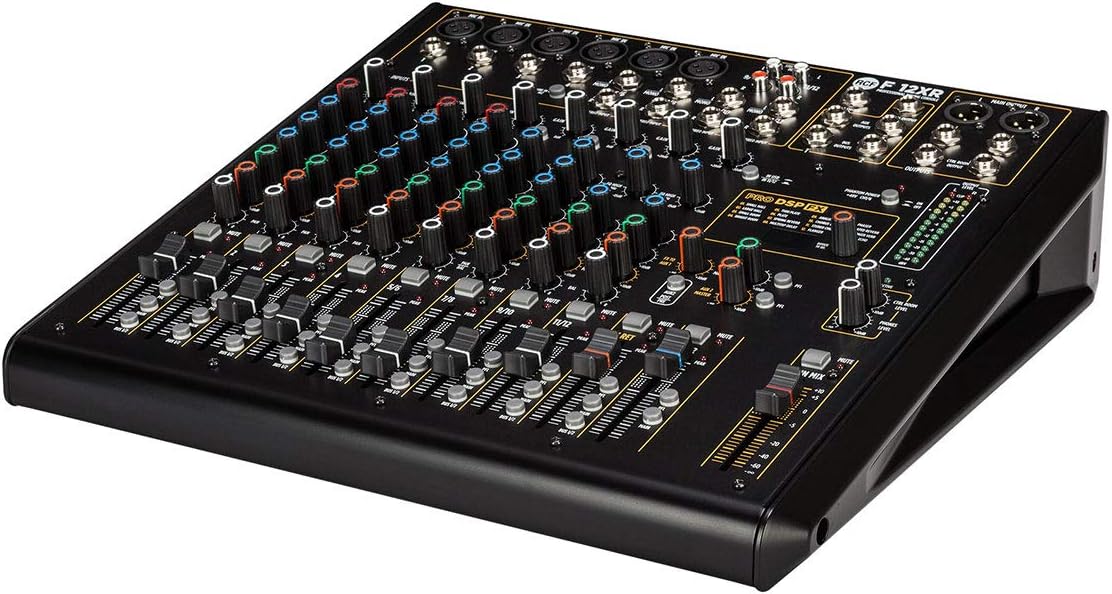 RCF F-12XR 12-Channel Mixing Console With Multi-Fx & Recording