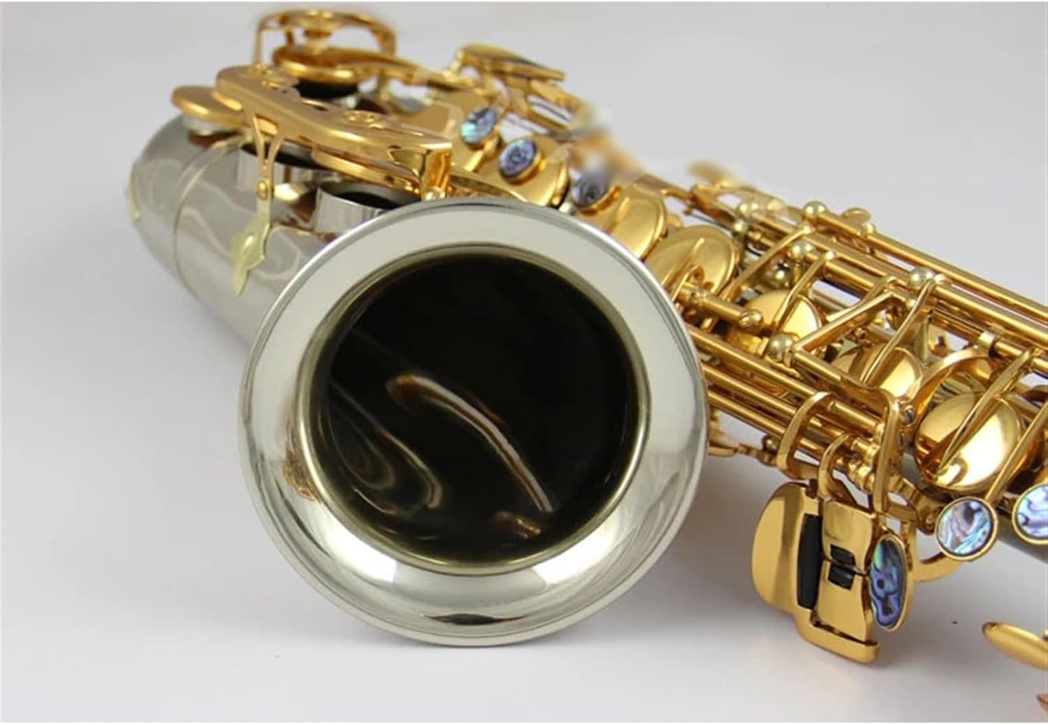 Beginner saxophone E Flat Alto Saxophone Wind Instrument White Copper Saxophone For Beginners To Play The Saxophone Instrument