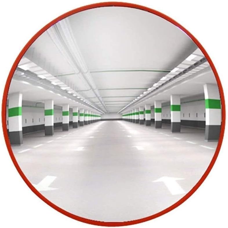 Convex Safety Mirror Traffic Outdoor Wide-Angle Lens,Indoor Mirror Supermarket Anti-Theft Mirror Pc Material Mirror Anti-Collision Pressure Clear Imaging Corner