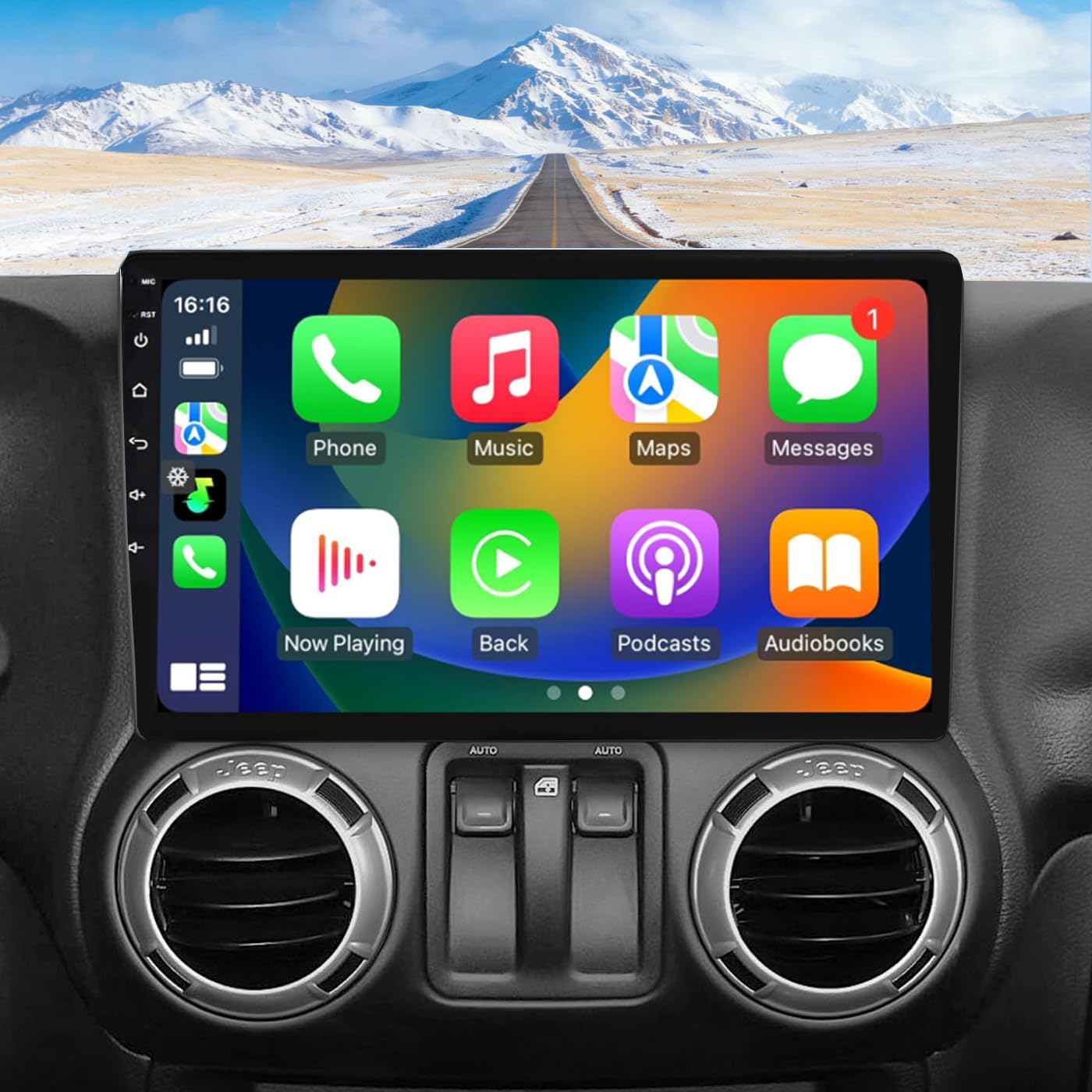 for Jeep Wrangler JK Radio 2007-2018 Android 13 9