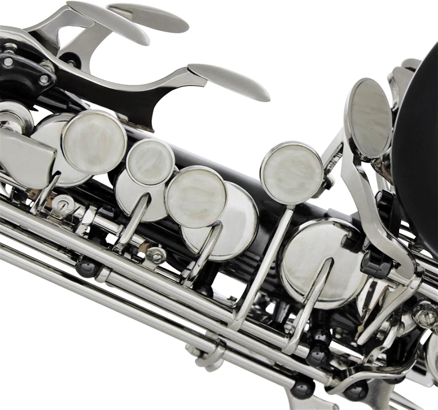 Bb Saxophone Brass Material Woodwind Instrument with Case Beginner Saxophone