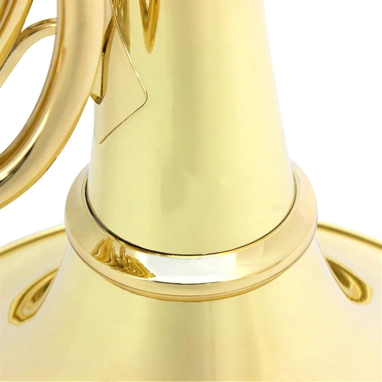 Brass French Horn 3 Keys F/Bb French Horn Brass Instrument Golden Split French Horn With Box & Brush Musical Instrument Accessories