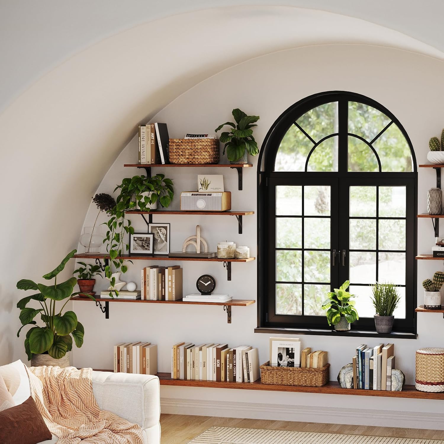 DINZI LVJ Long Wall Shelves, 39.4