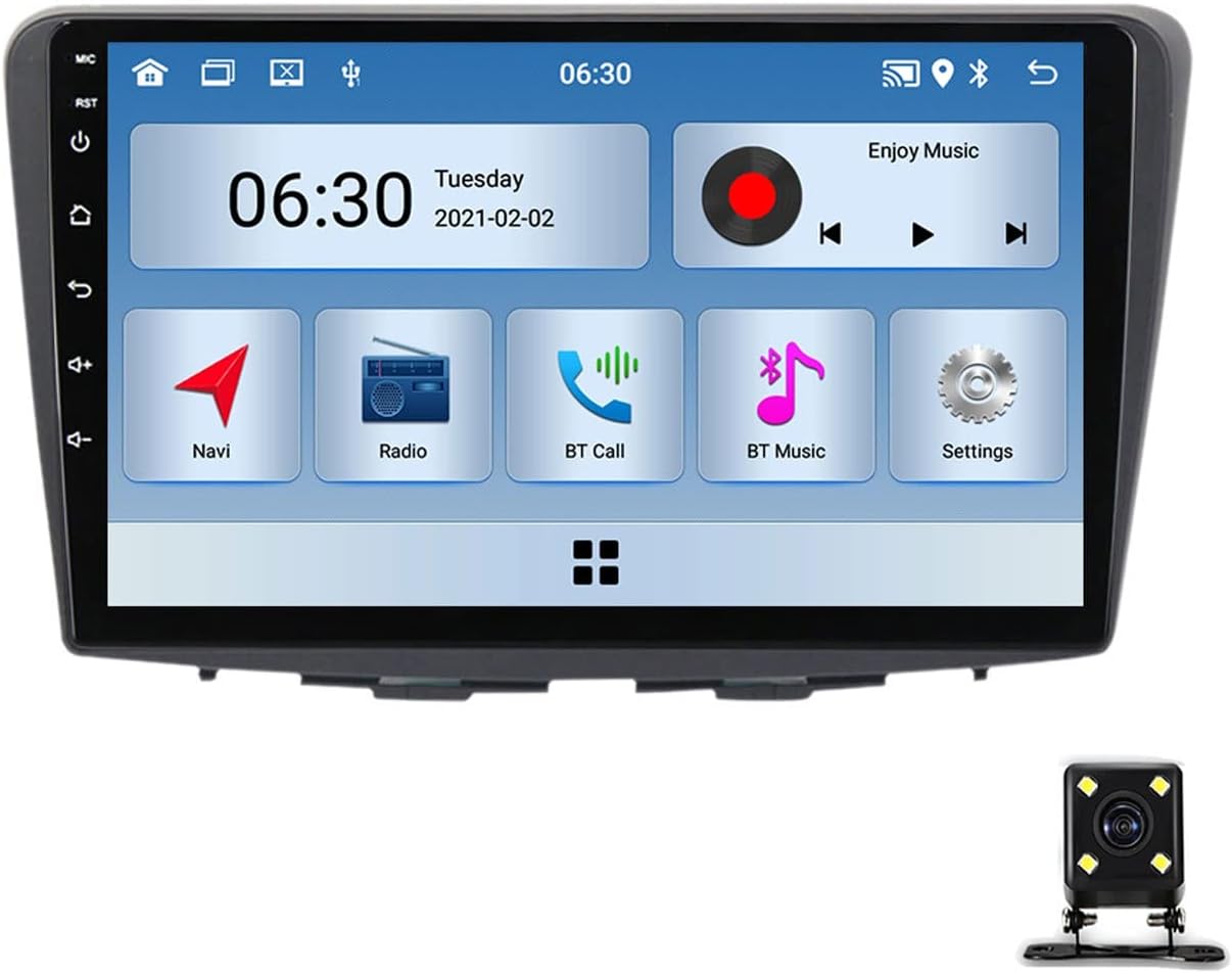 Double Din Car Stereo Radio Compatible with Mirror Link/Carplay/Android Auto, 9-Inch Touchscreen for Suzuki Baleno 2015~2022 Support Steering Wheel Control, DSP, FM Car Radio