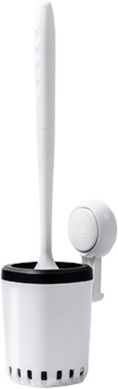 Wall-Mounted Toilet Brush Household Long Handle Silicone Toilet Brush Toilet Set White Black Toilet Brush Cleaning Assistant