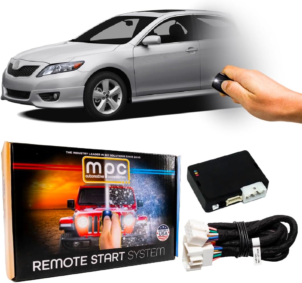 MPC Remote Start Compatible with Toyota Camry 2010 2011 || Push Lock 3X to Start || G-Key Only || Plug and Play Ignition Harness || USA Tech Support
