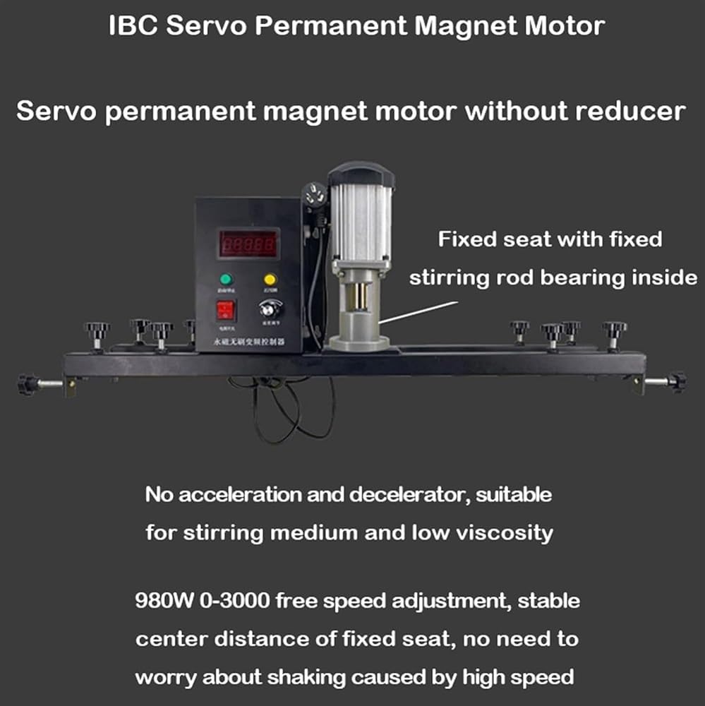 Agitator, Commercial Paint Stirring Machine, Electric Tank Mixer Machine with Support Hanger, Paint Mixing Equipment, for Ink Agitator