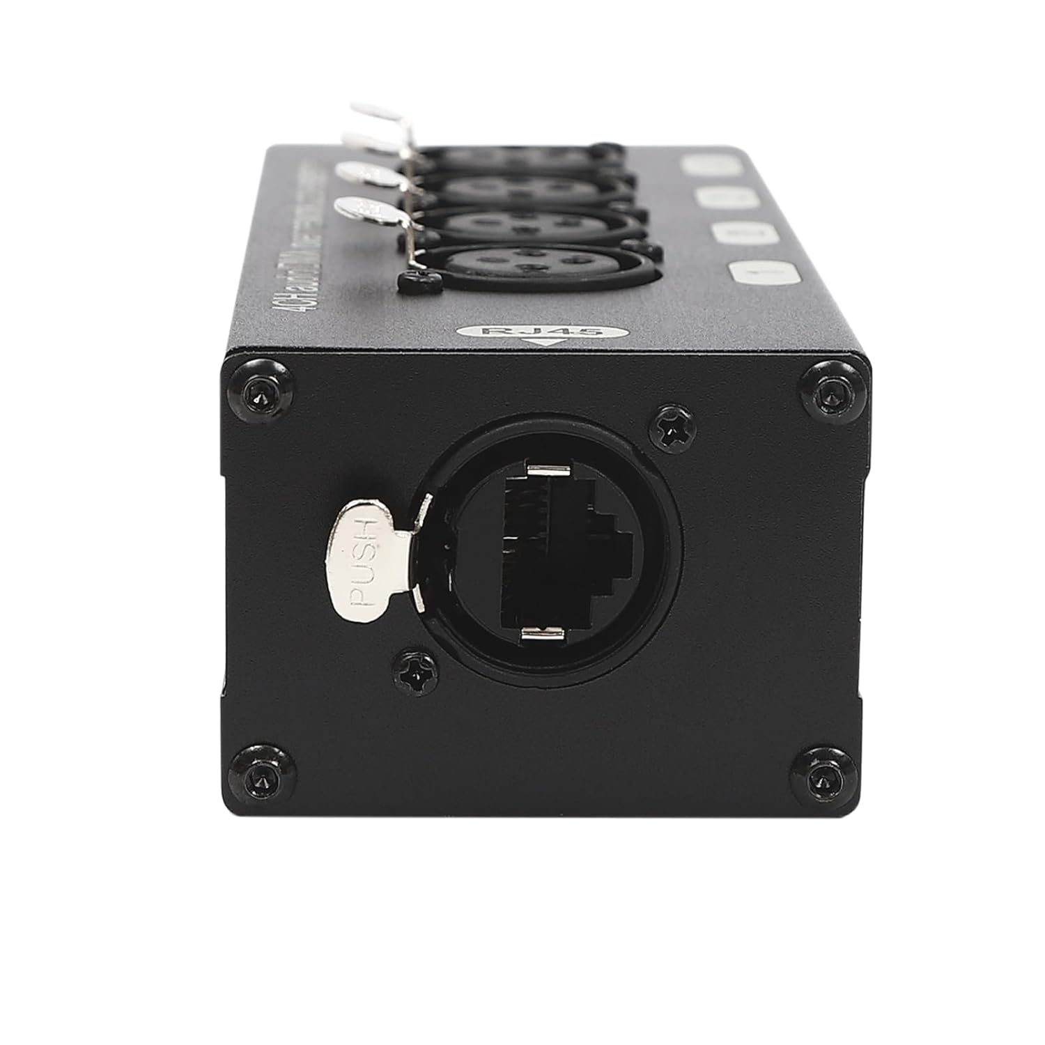 Pair 4 Channel 3 pin Multi Network XLR Cable Breakout, Female and Male RJ45 Ethercon connectors XLR Breakout Cable for Stage Sound, Lighting, and Recording Studio, 4XLR-F 4XLR-M