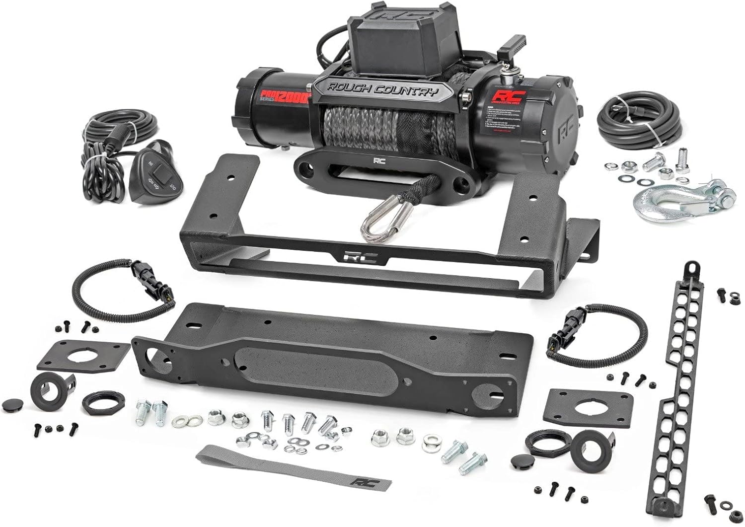 Rough Country Winch Mount for 2021-2024 Ford Bronco | PRO12000S - 51097