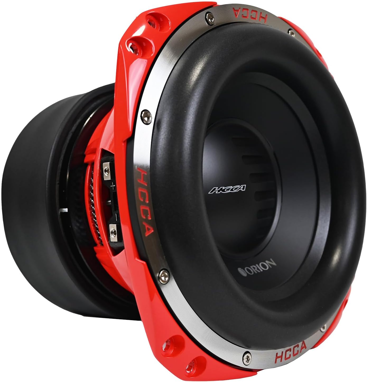 ORION HCCA102 High Performance 10” Competition Grade Car Subwoofer, 8000W Max Power, 2000W RMS, Dual 2 Ohms, 3” Voice Coil – Powerful Black Coil Subwoofer for Cars, Trucks, Jeeps. Sold Individually.