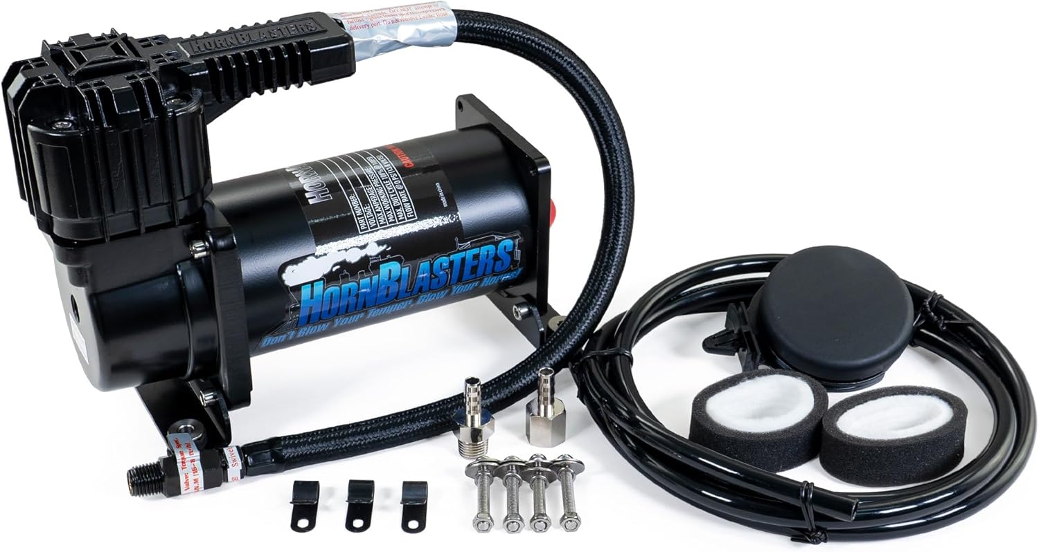 HornBlasters AC-2 Air Compressor - 200 PSI Capable - 11 Amps (Voltage: 24V)