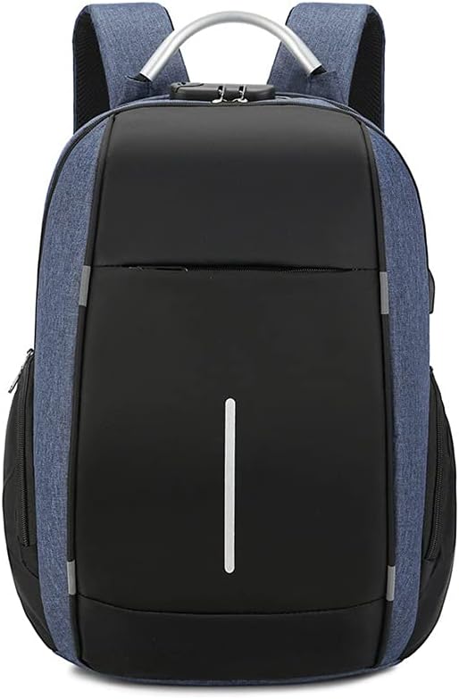 Backpack for Men Anti-Theft Laptop Backpack for Men, 15.6 Inch Waterproof Travel Large Capacity School Backpack (Color : Blue)