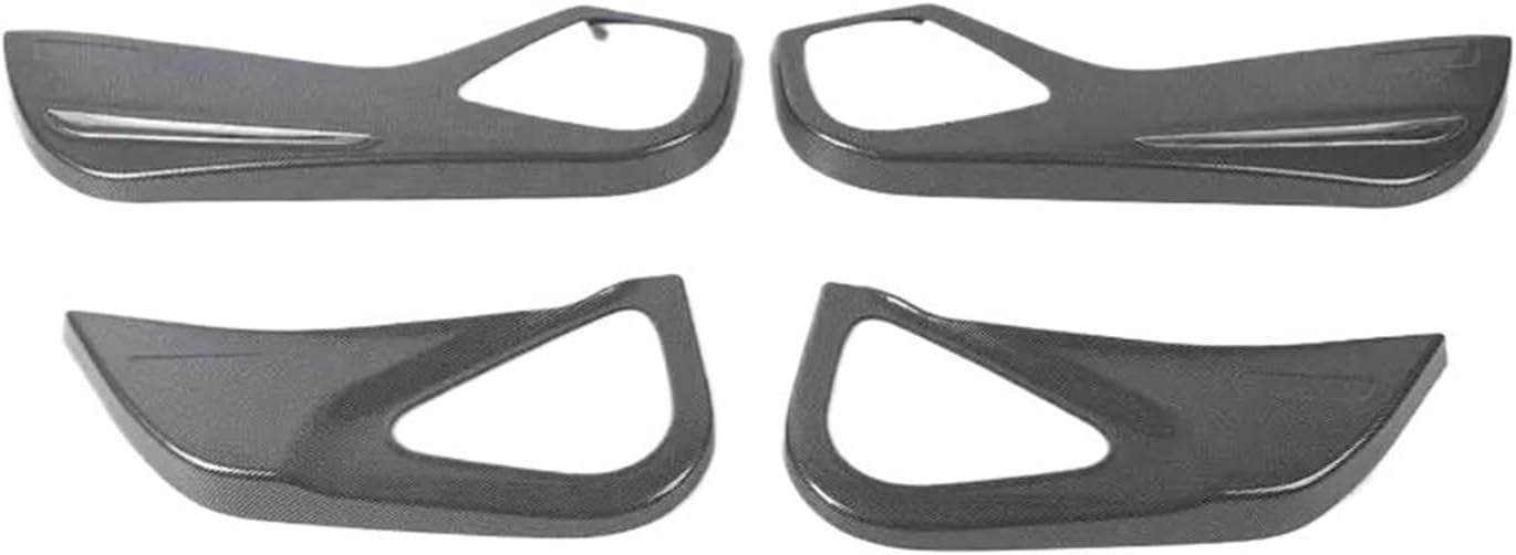 Door Kick Pad Panel Mat Plate Cover Compatible for Toyota -Corolla Cross 2022 + Car Protector Decoration Accessories Carbon Fibre Interior