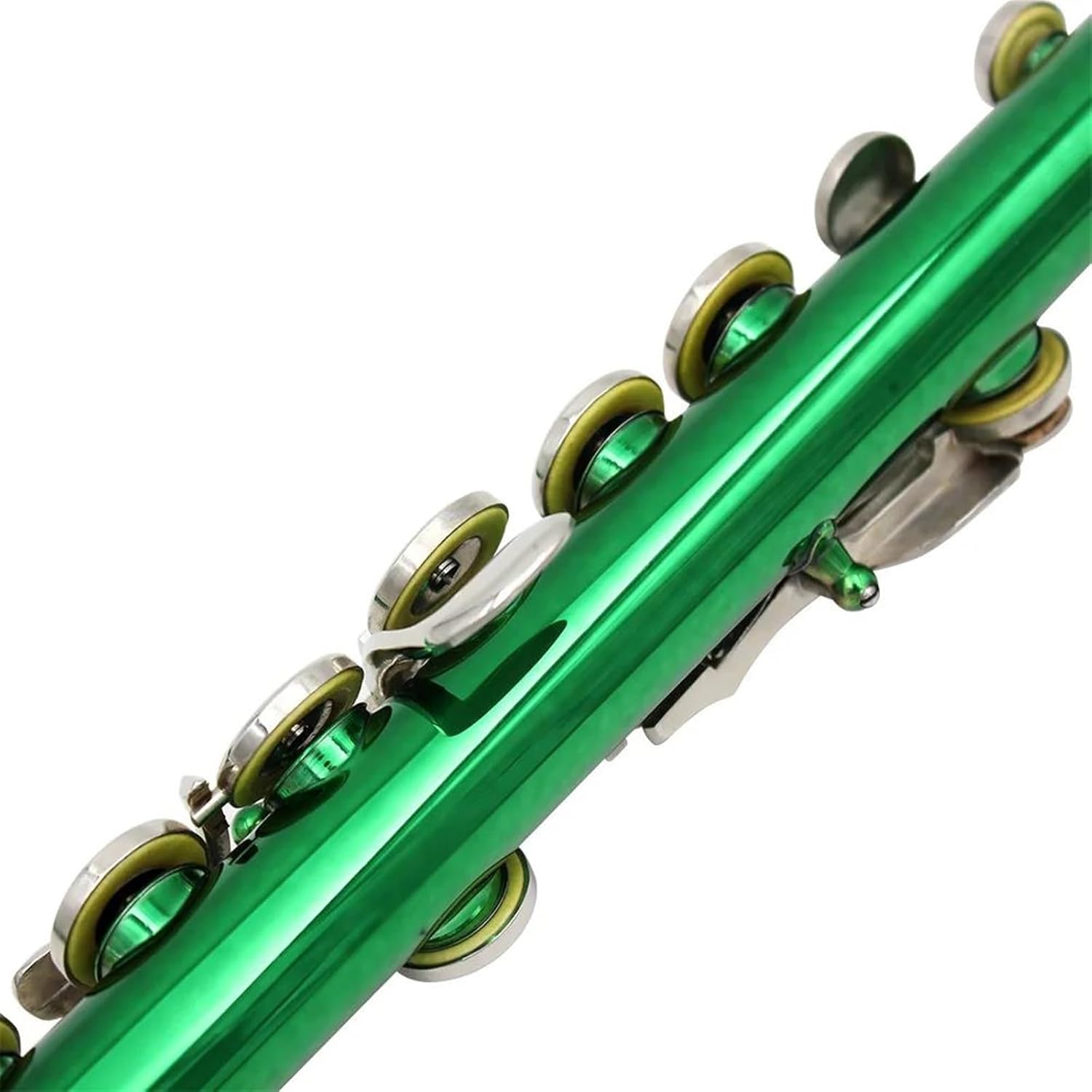 VBDEFRT Woodwind Instruments Flute 16Hole Musical Instrument With Case Hole Key Cupronickel Flute