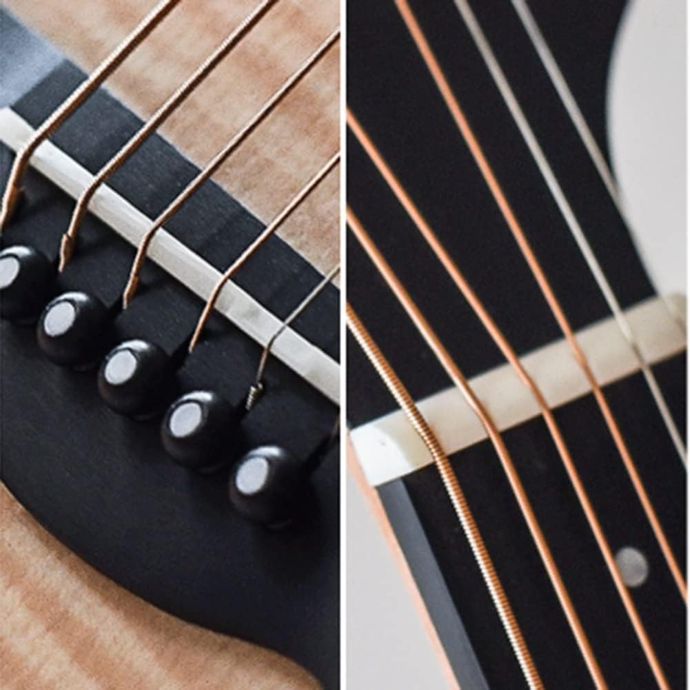 Guitar for Beginners, Precise Intonation Adjustment, More Balanced Tone, Smooth Playing, Hard and Non-deformable(Size:36 inches,Color:Black)