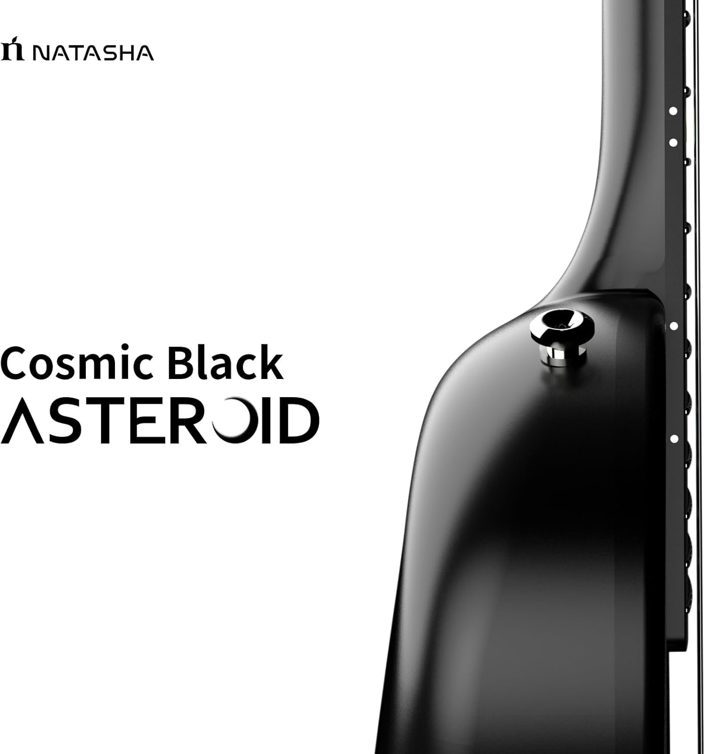 Natasha Carbon Fiber Acoustic Guitar, Cosmic Black
