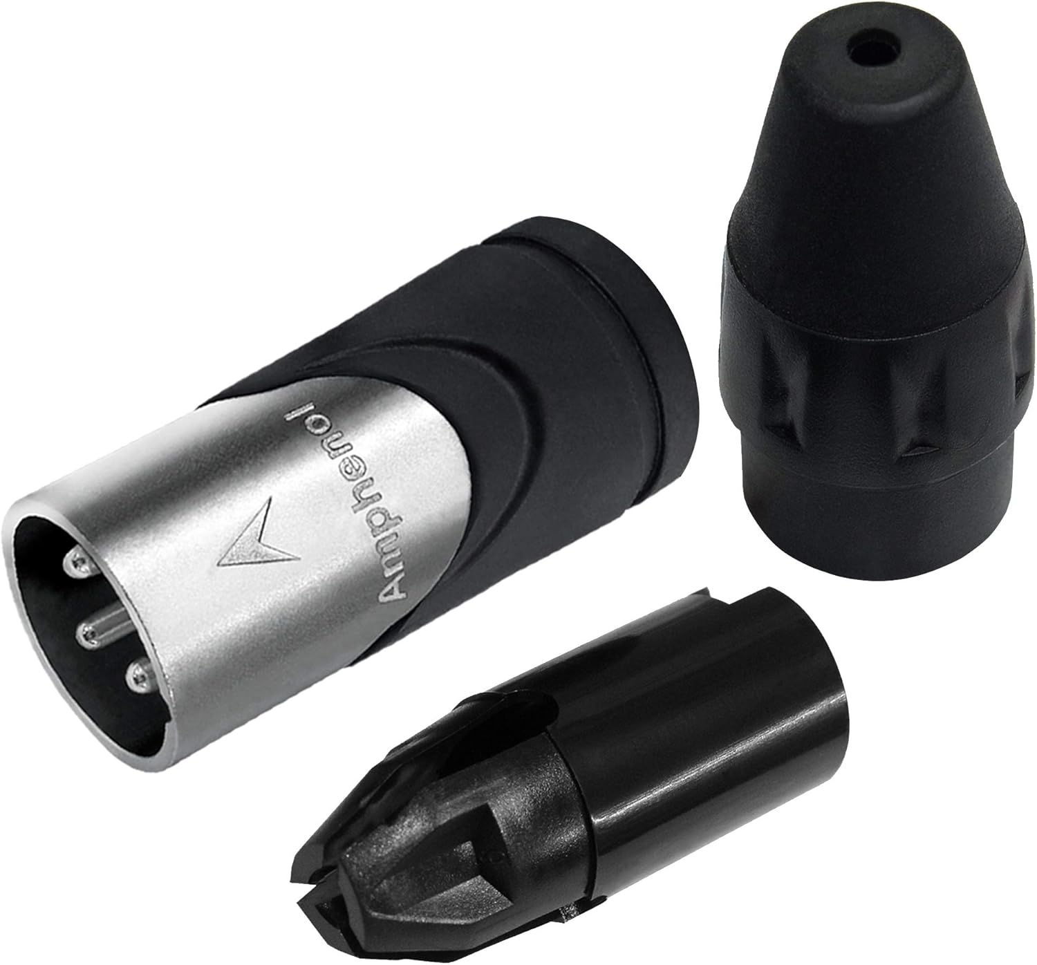 5 Units - 12 Foot - Canare L-4E6S, Star Quad Balanced Male To Female Microphone Cables With Amphenol AX3M & AX3F Silver XLR Connectors - CUSTOM MADE By WORLDS BEST CABLES