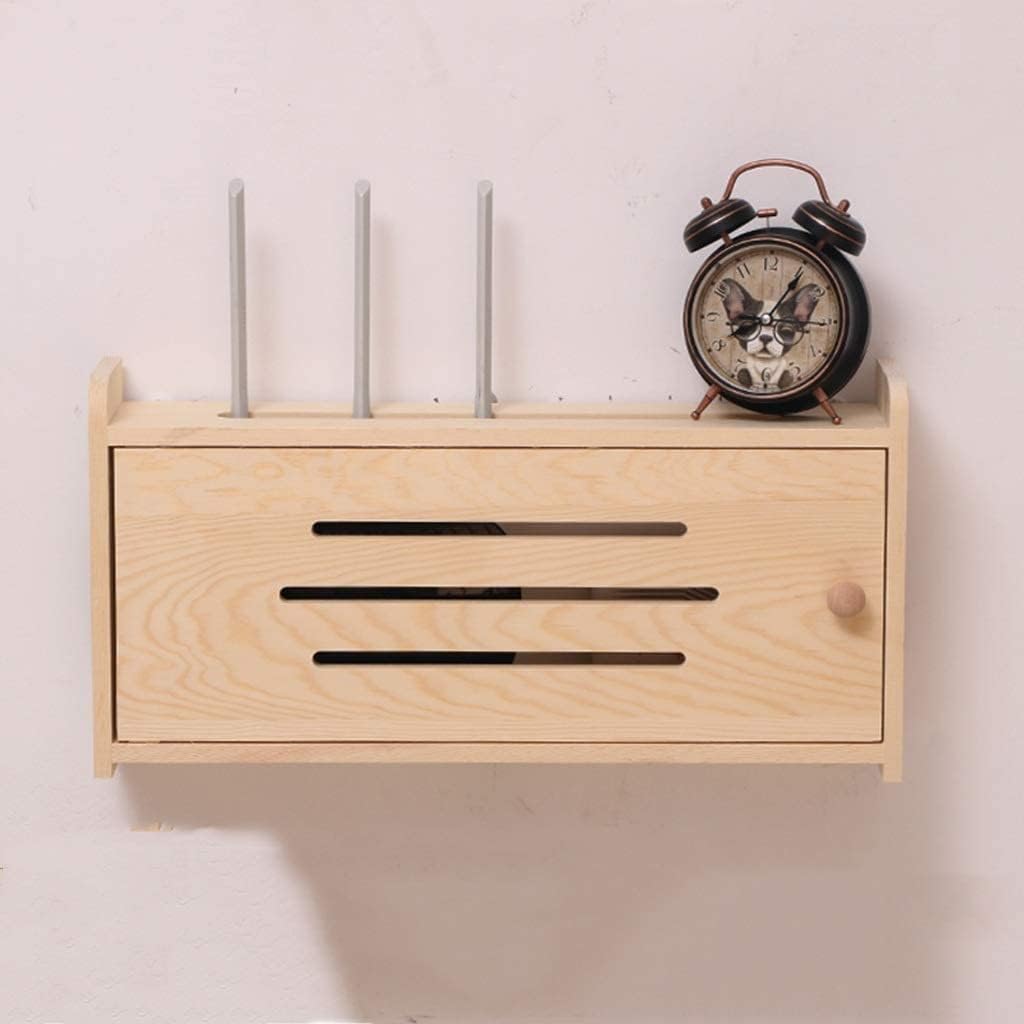 Wall Mounted Router Storage Box Wall Mount Please Check Shelf Dimensions Before Purchase(50cm*25cm*10cm)