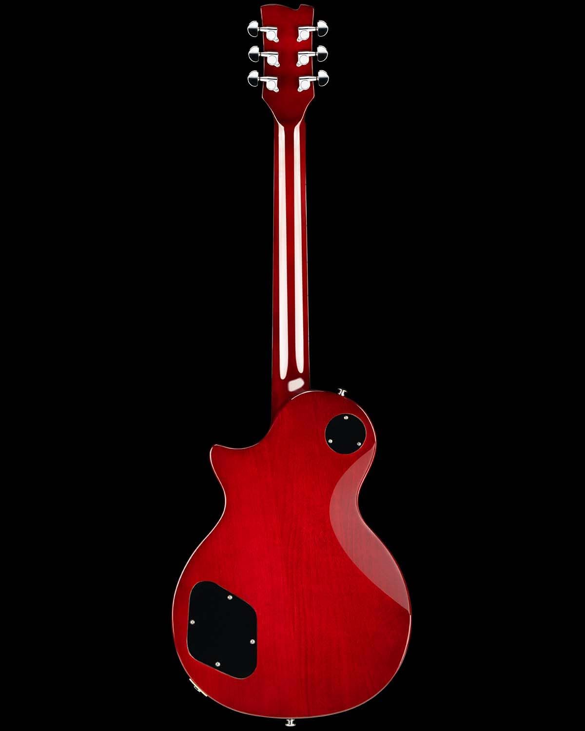 WestCreek Underdog Solid Body Electric Guitar, Mahogany Body, Maple Neck, Rosewood Fretboard, Rounded End Frets, Bone Nut, 22 Frets (Golden)