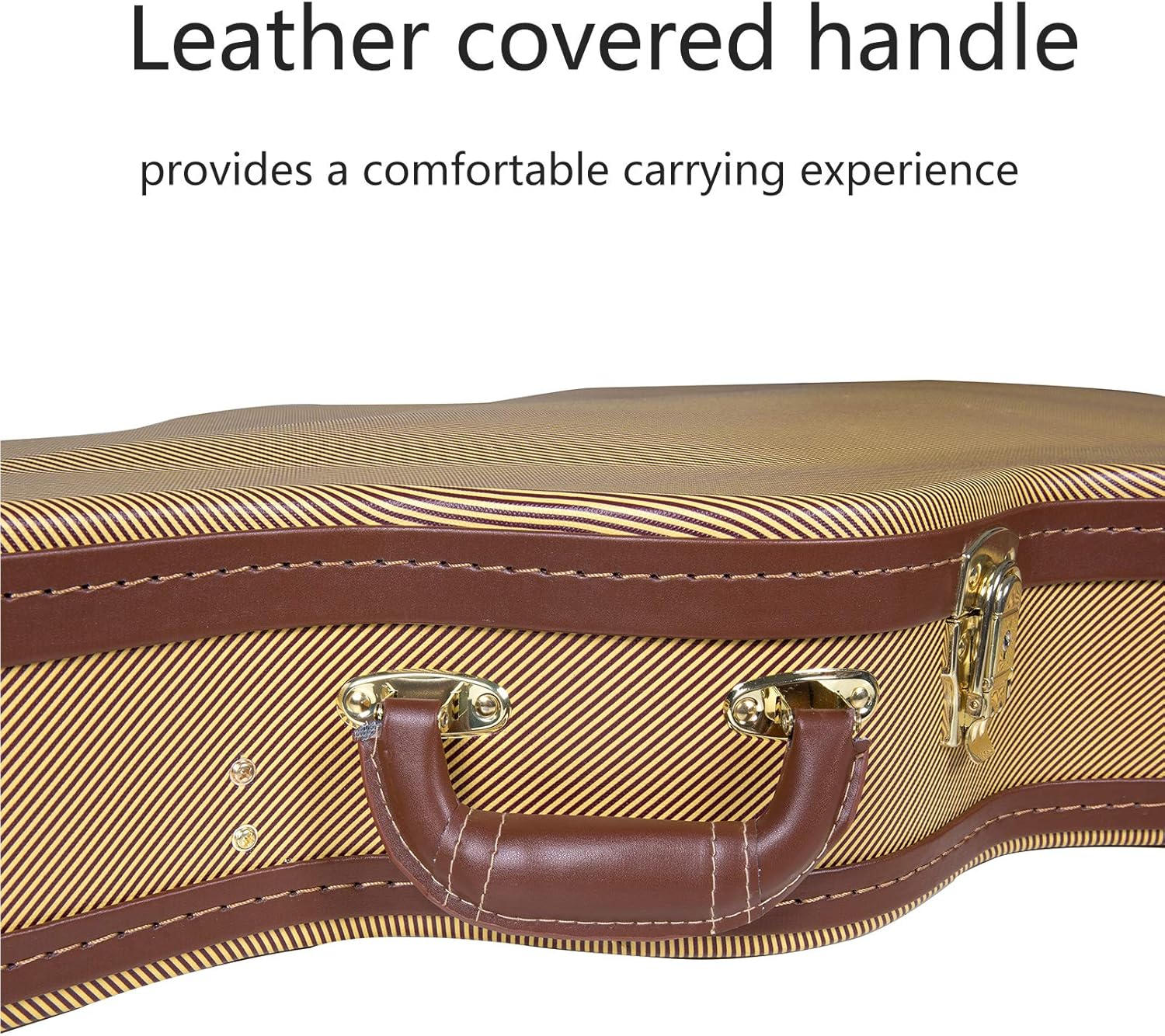 Crossrock Electric Guitar Case fits Telecaster and Stratocaster Style Guitars-Vinyl Tweed(CRW620STTW)