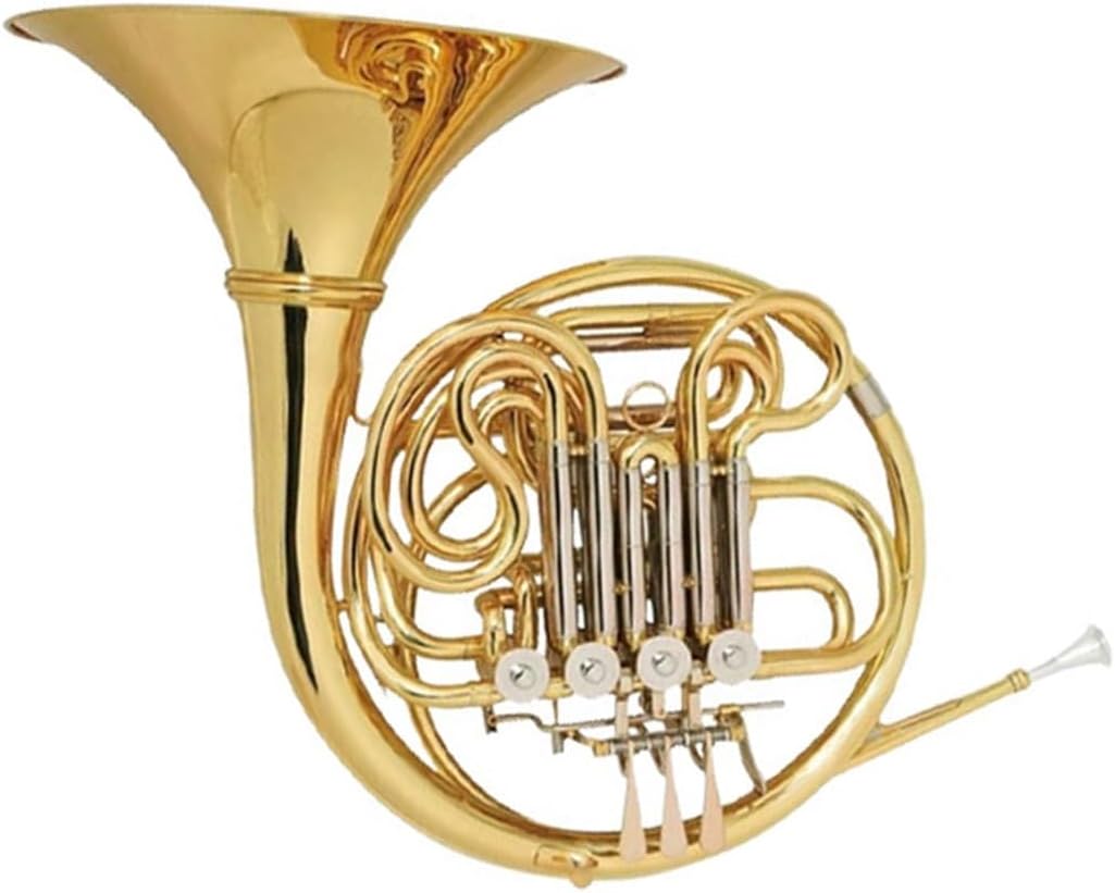 4 Key French Horn French Horn B Flat Brass Instrument With Removable Bell