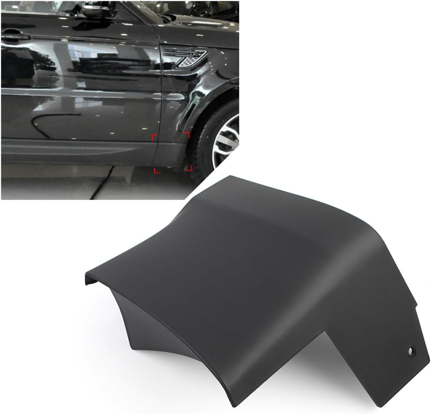 Compatible For Land Rover Range Rover Sport 2014-2017 Lower Fender Side Corner Proector Molding 1Pcs Left/Right Black Car Accessories(Go-2)