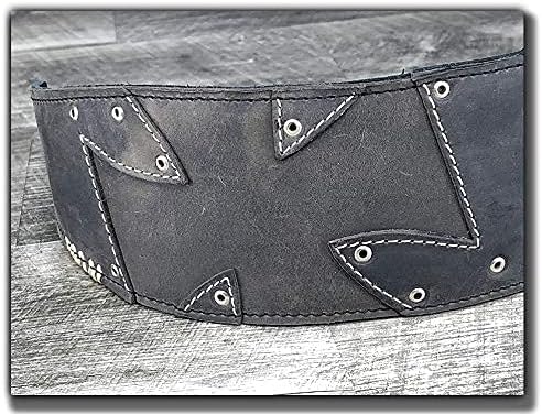 Anthology Gear Full Grain Leather Guitar Strap - For Electric and Bass Guitar No Quarter