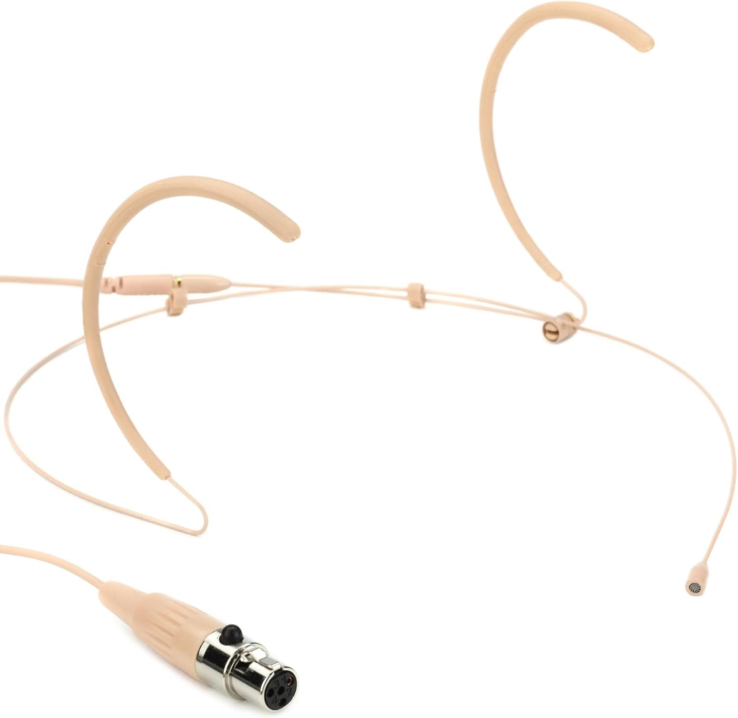 Galaxy Audio HSM8-OBG-4SHU Omnidirectional Earset Microphone with Shure Wireless Connector - Beige