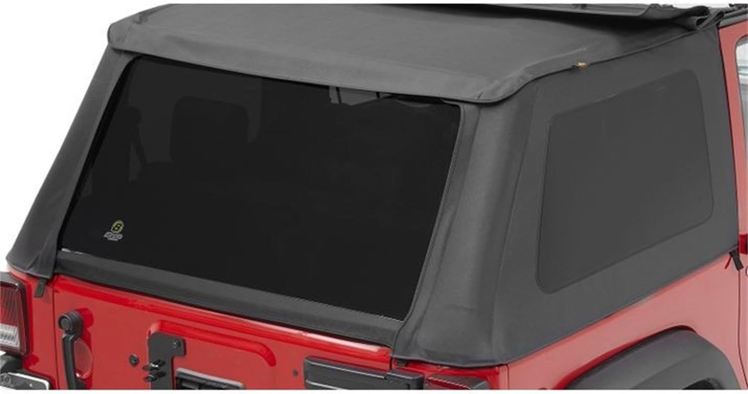 Bestop N/A Window Set - Jeep '07-18 Wrangler JK 2-Door (Black Diamond)