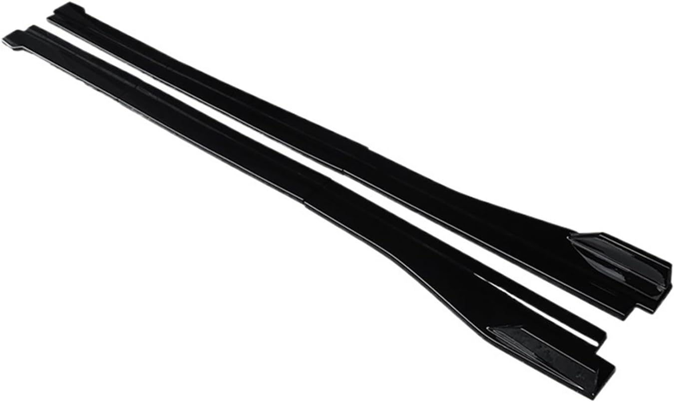 Side Skirts Compatible for Mercedes Benz C-Class W204 C63 2007-2014 Car Side Skirt Extension Body Apron Lip Splitters Winglet Lateral Shovel ABS(Gloss Black)