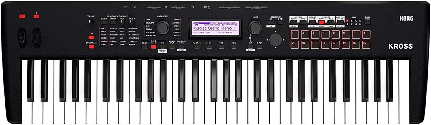 Korg Kross 2-61 61-Key Synthesizer Workstation