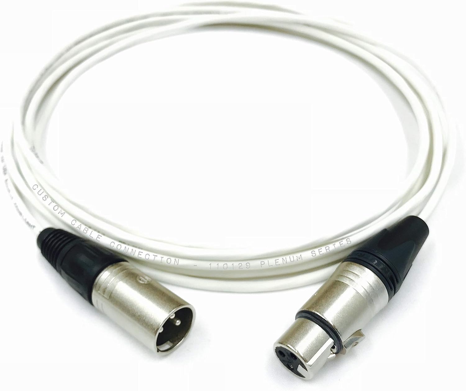 250 Foot Plenum XLR Male to Female Plenum Balanced Pro Audio Cable