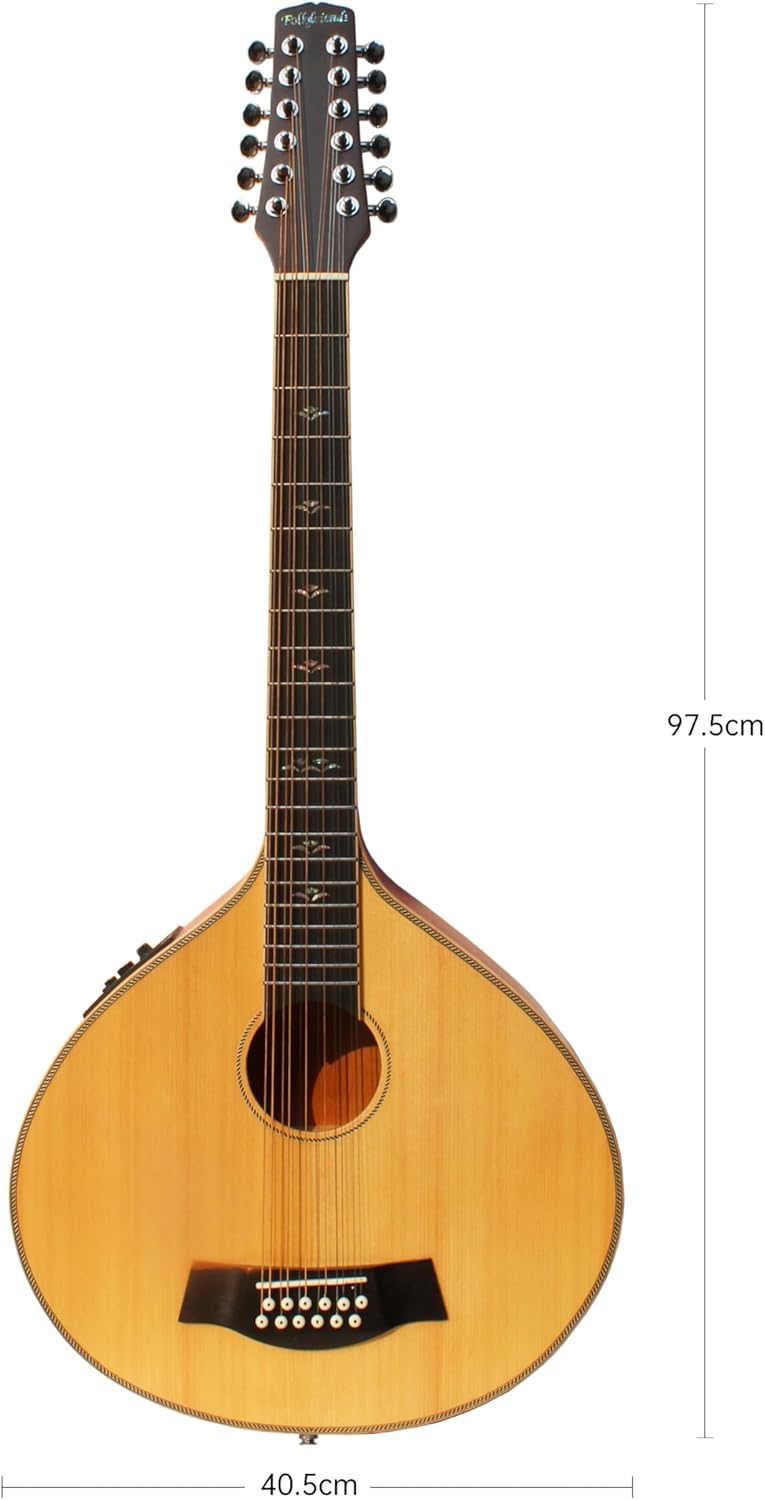 Batking Bouzouki, 12 Strings Bouzouki Guitar with EQ (12 Strings)