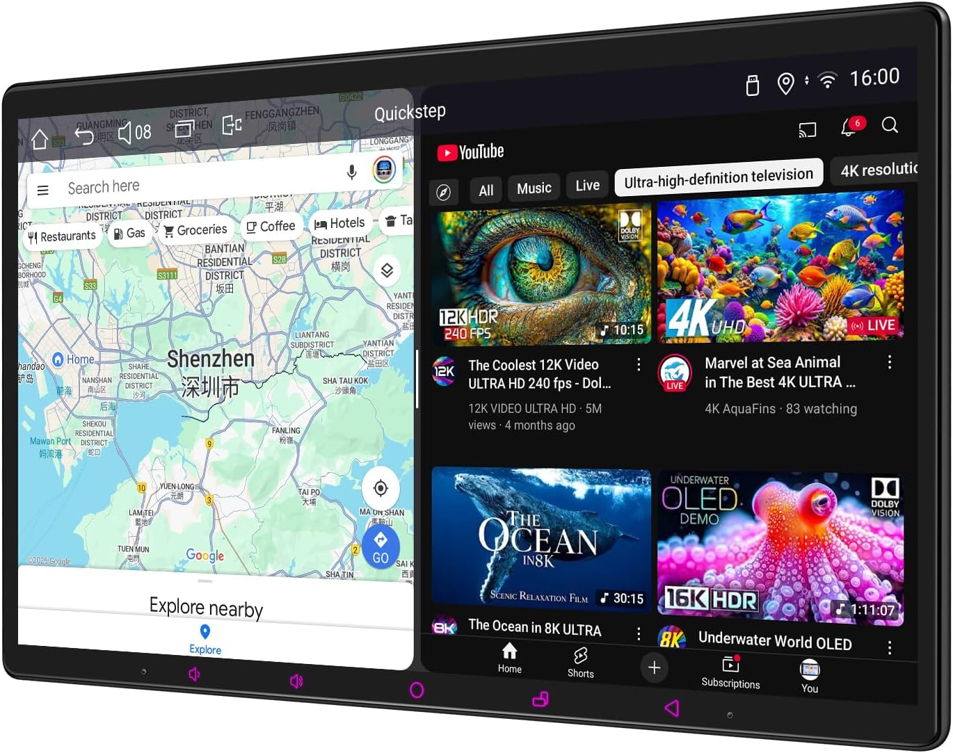 Joying Car Radio for Jeep Wrangler JK 2011-2018 Upgrade Android 13 Floating Stereo 15.1