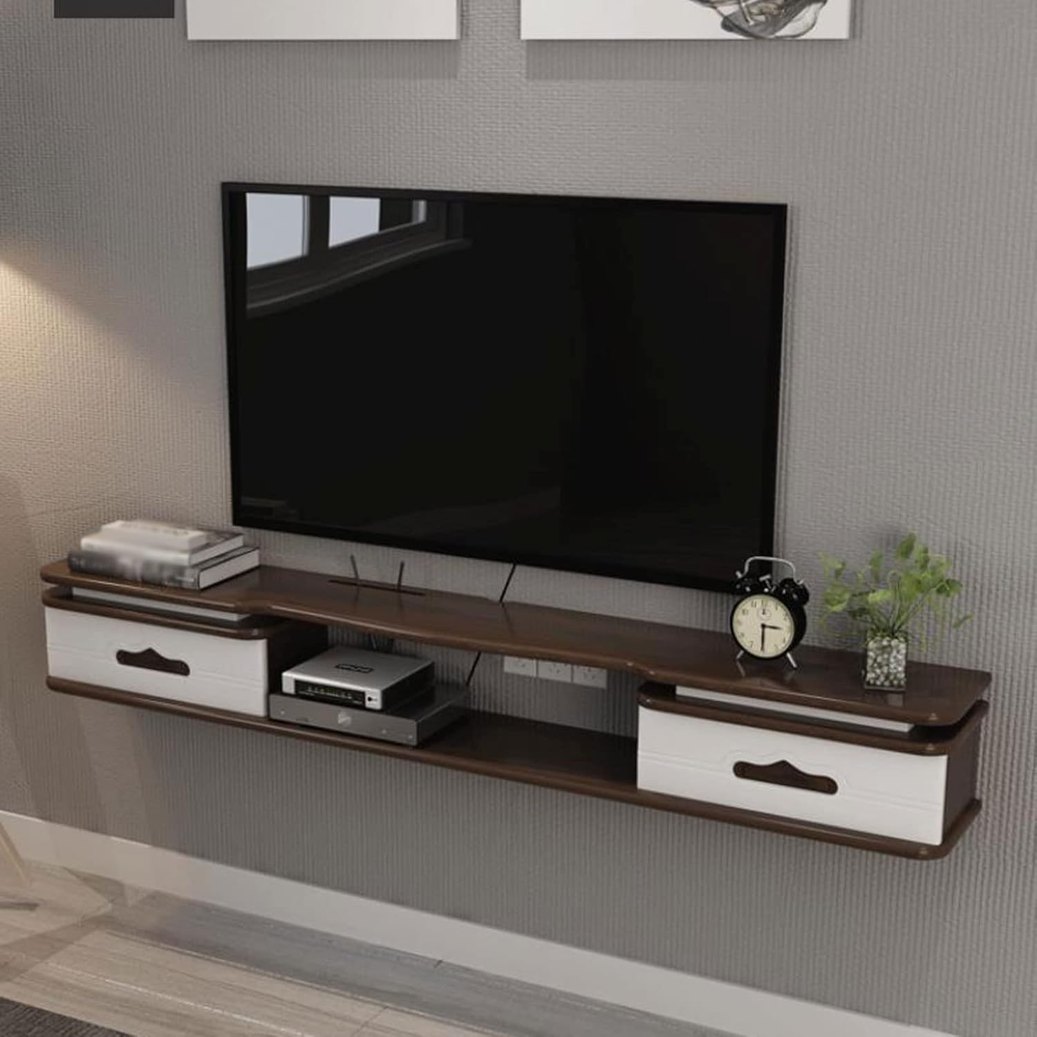 Floating Shelf Wall Shelf Wall Mounted TV Cabinet TV Stands TV Console TV Shelf Bookcases Wall Mount Corner Shelves Display Ledge Utility Storage Shelf Home Décor Accents Shelves Organizer