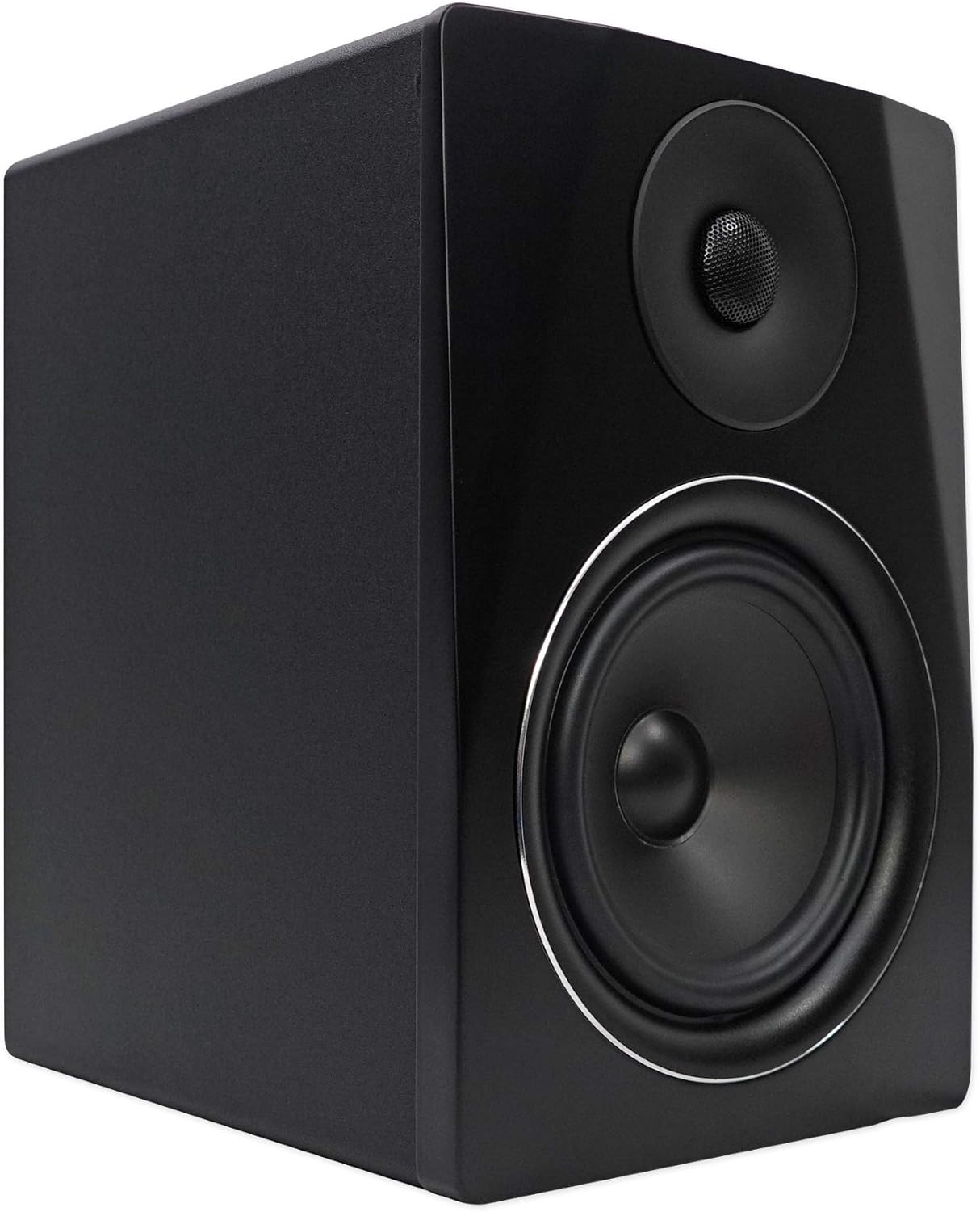 Rockville APM6B Powered USB Studio Monitor Speaker Pair in Black, 6.5