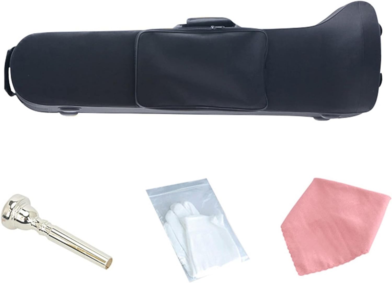 TSTS B Flat Tenor Trombone Brass Pull Tube Suitable for Adult Professional Bands Beginner Trombone