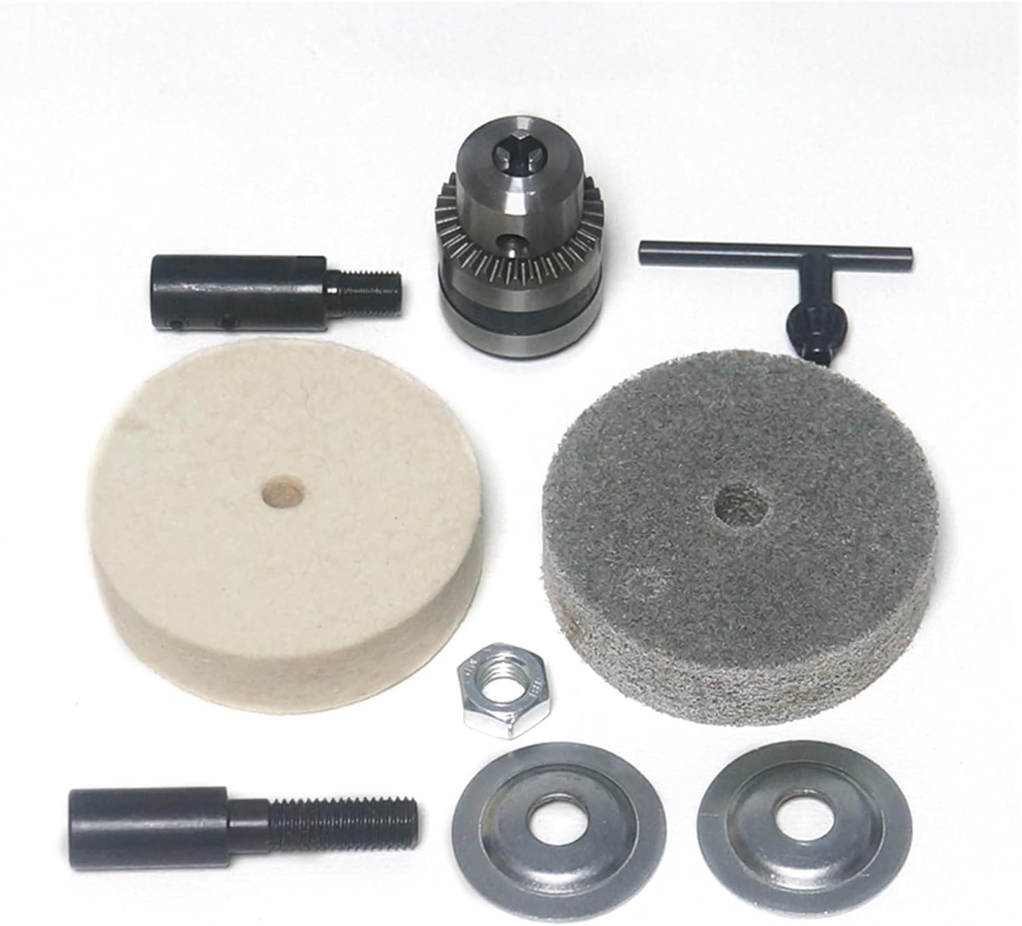 Polishing Machine for Jewelry Woodworking Mini High Power Cloth Wheel Turbine Polisher 900W Jade Lathe Grinder Adjustable Speed for Woodworking(SET F)