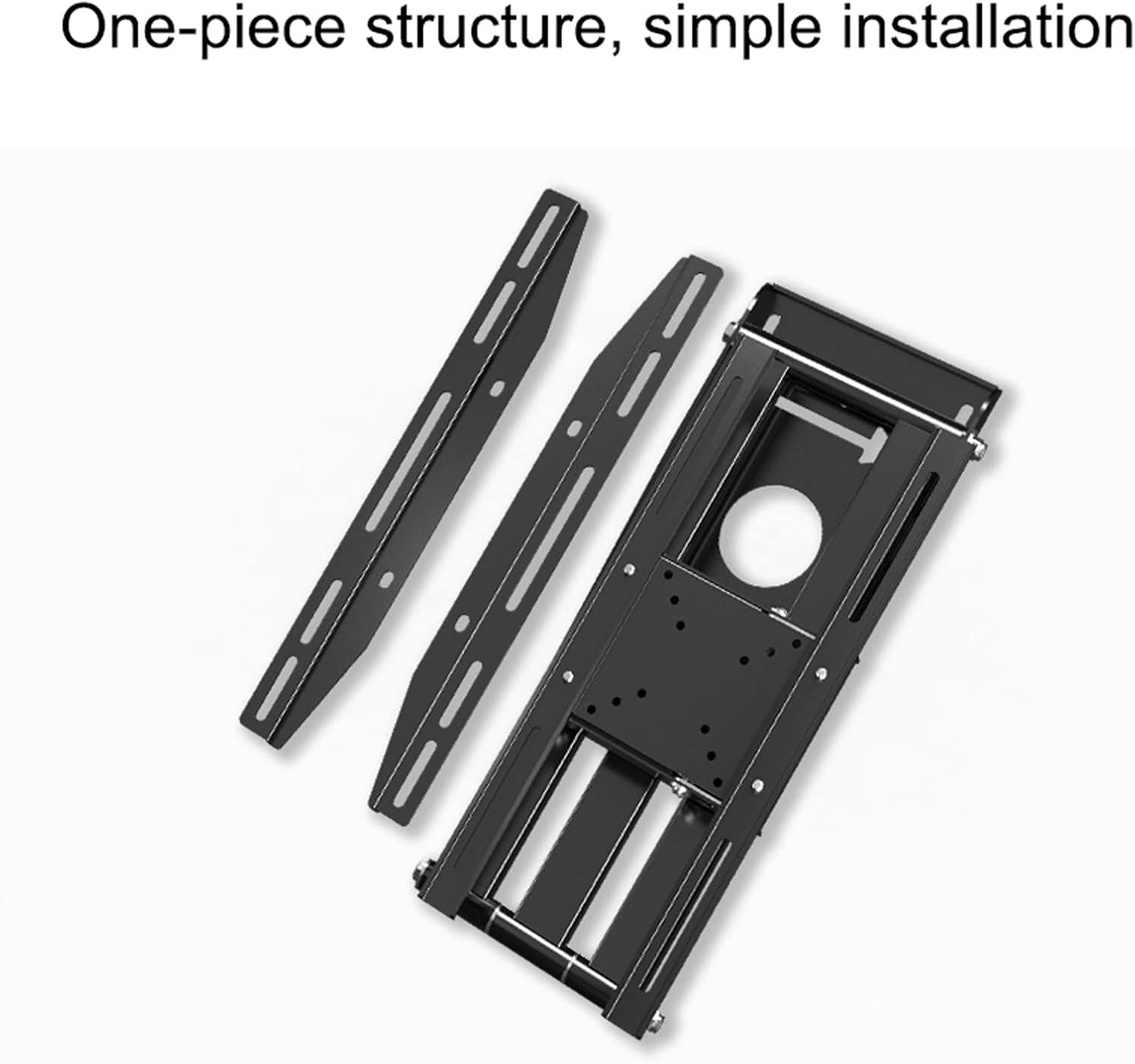 Full Motion Tv Monitor Wall Mount Bracket, Swivel and Tilt Tv Mount for 26-65 Inch Tvs, Holds Up to 40Kg/88Lbs, Max 400X400Mm Tv Bracket,