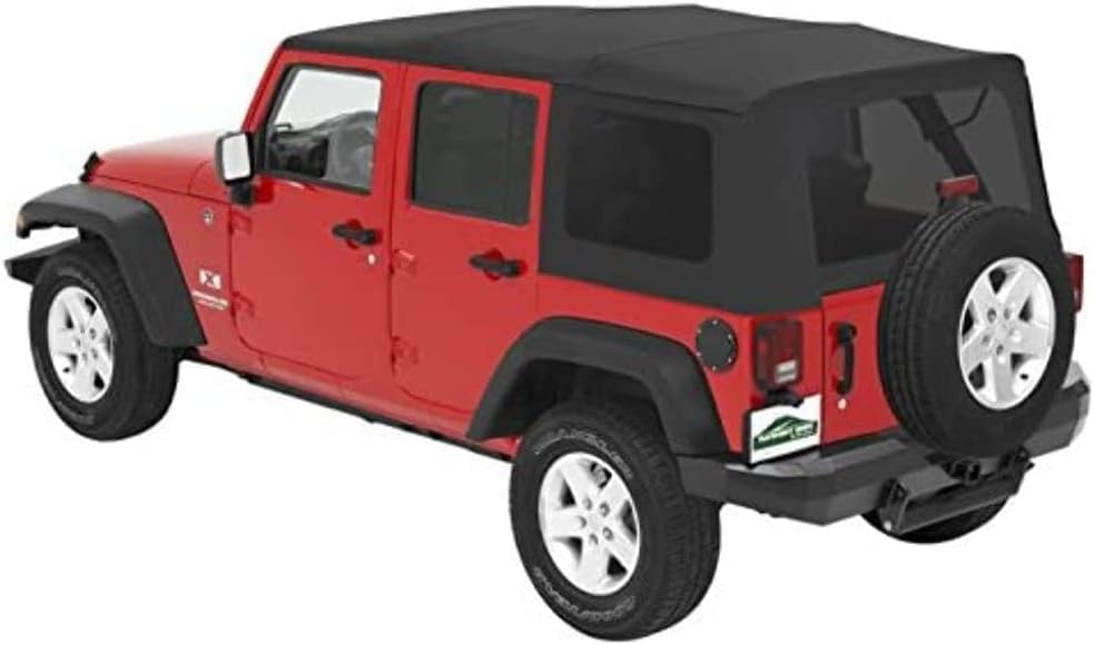 Bestop 51204-35 Replay Black Diamond Tinted Window for Jeep Wrangler Unlimited