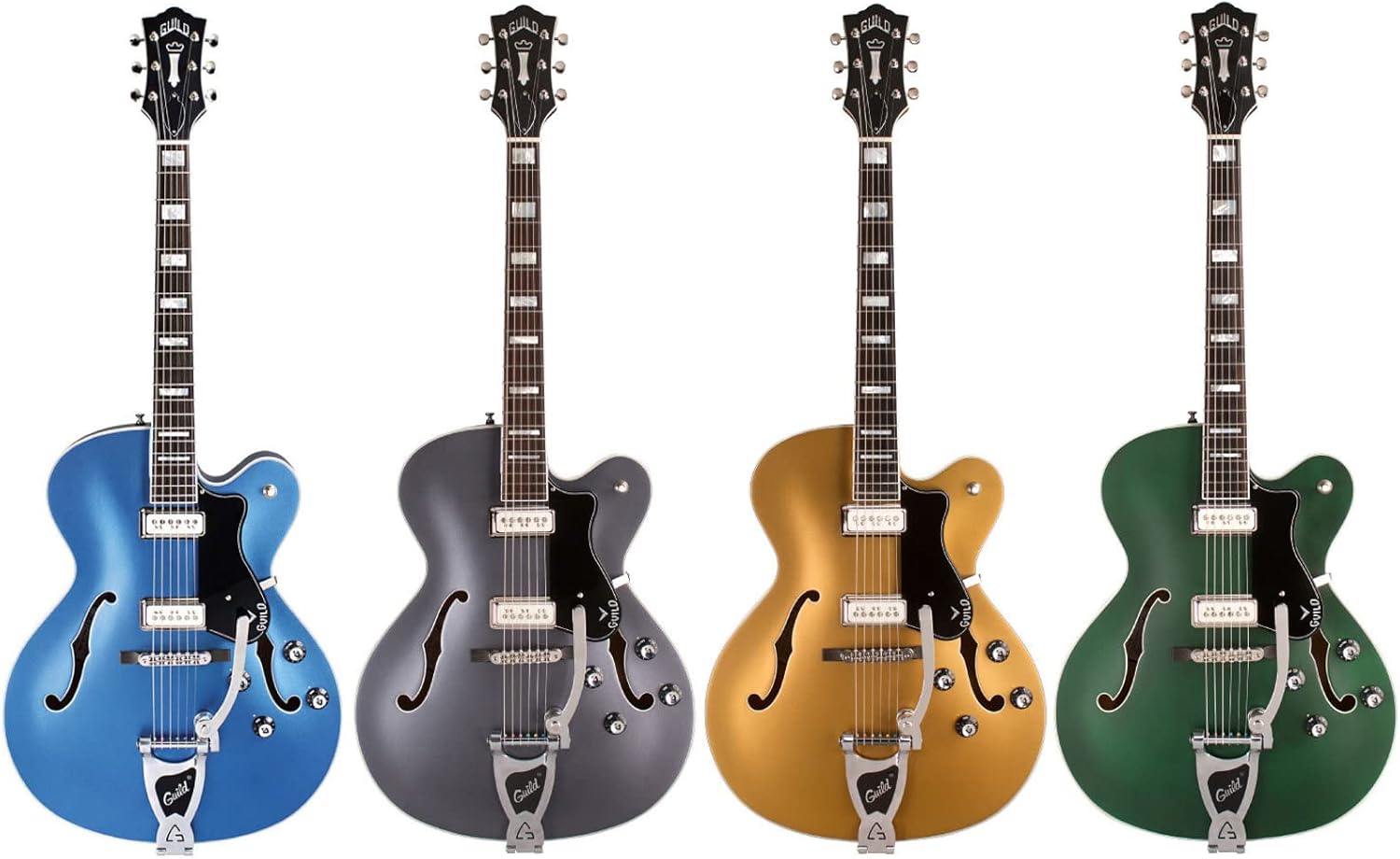 Guild X-175 Manhattan Special Hollowbody Electric Guitar - Gold Coast