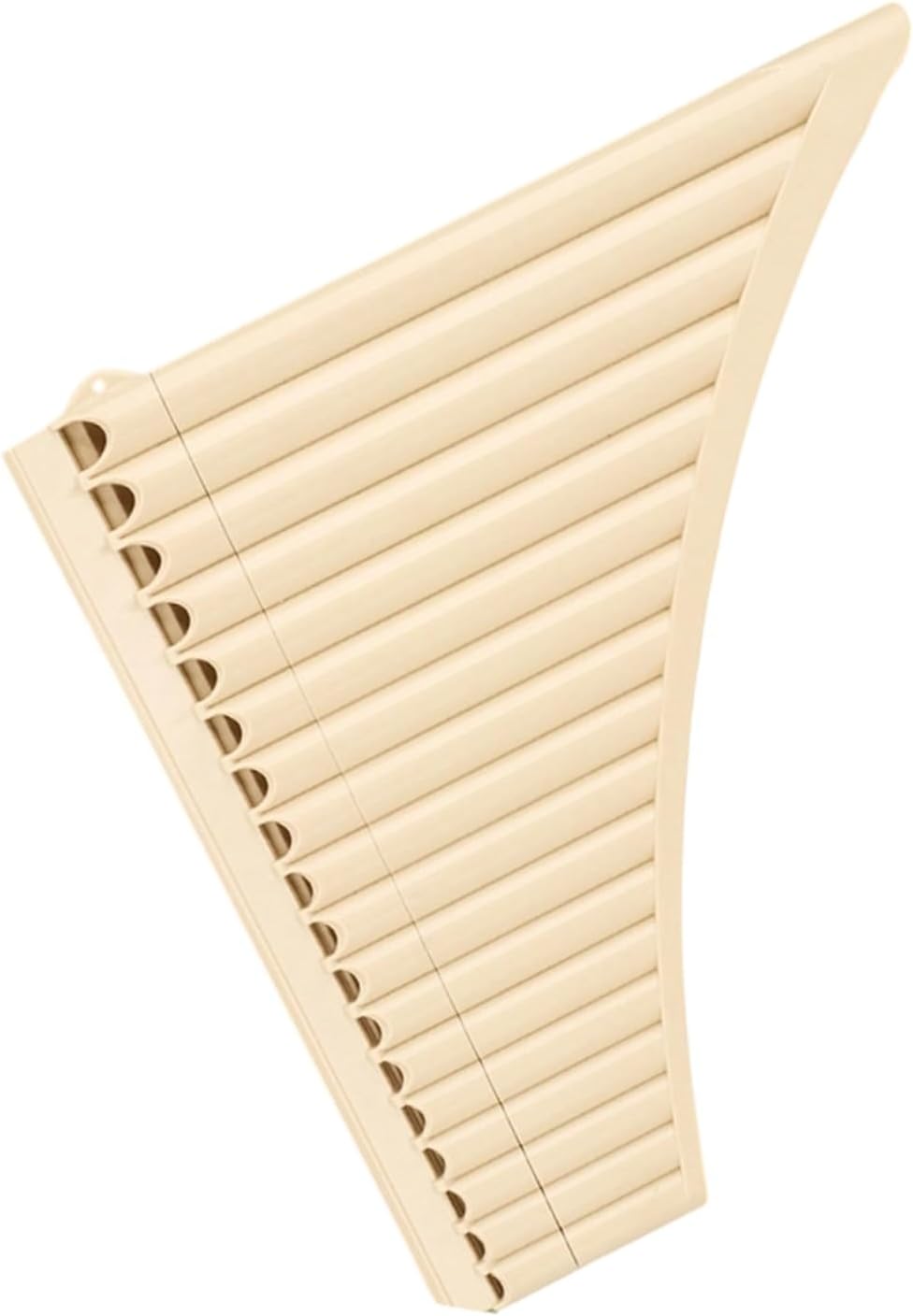 25 Pipe C Key Pan Flute Colored Pan Flutes 16 18 Pipe C Key Wind Instruments Straight Or Curved(18classic beige)