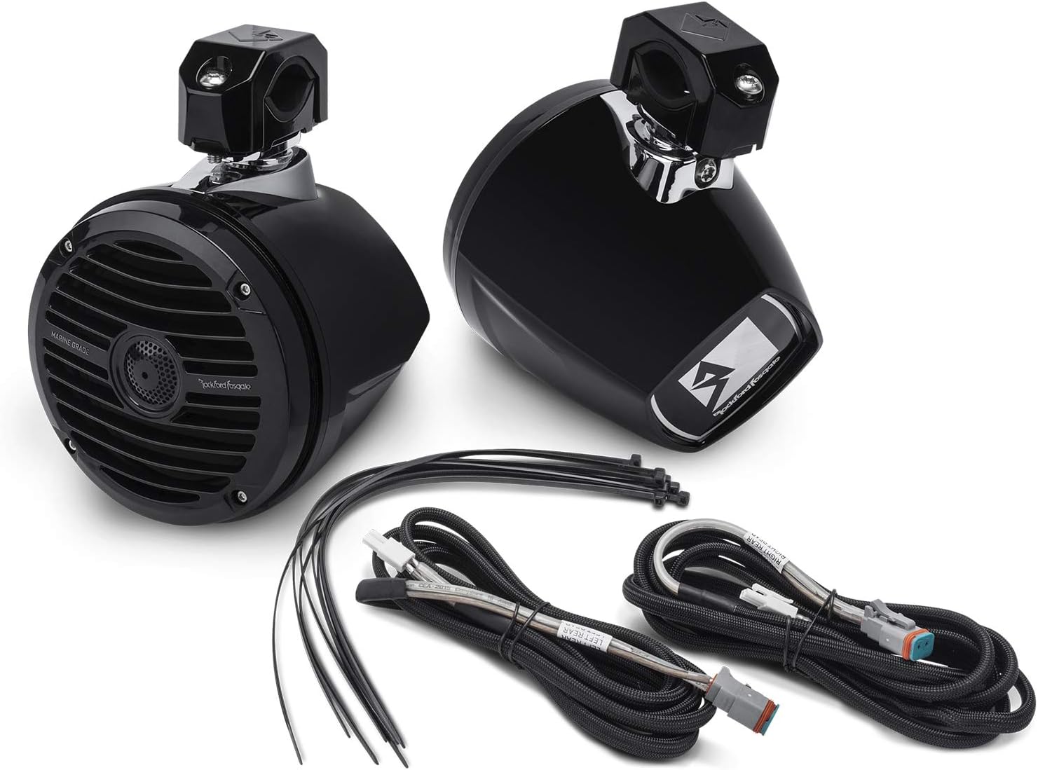 Rockford Fosgate Moto-REAR2 Add-on Rear Speaker Kit for use with YXZ-STAGE2 and YXZ-STAGE3 Kits (2016-2019)