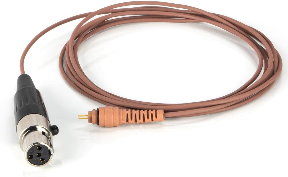 Hammer SE-9 Headset Microphone (TA4F - Compatible with Shure, Line 6, Brown)