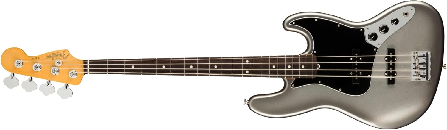 Fender American Professional II Jazz Bass, Mercury, Rosewood Fingerboard