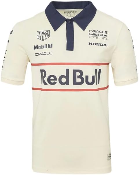 Castore Red Bull Racing F1 Heritage Team Polo Shirt (S) White