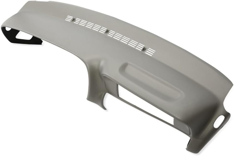 Molded Dash Cover Overlay for GMC,for Chevy,for Cadillacs C Grey (Medium Grey,Plastic) Front PRI10306