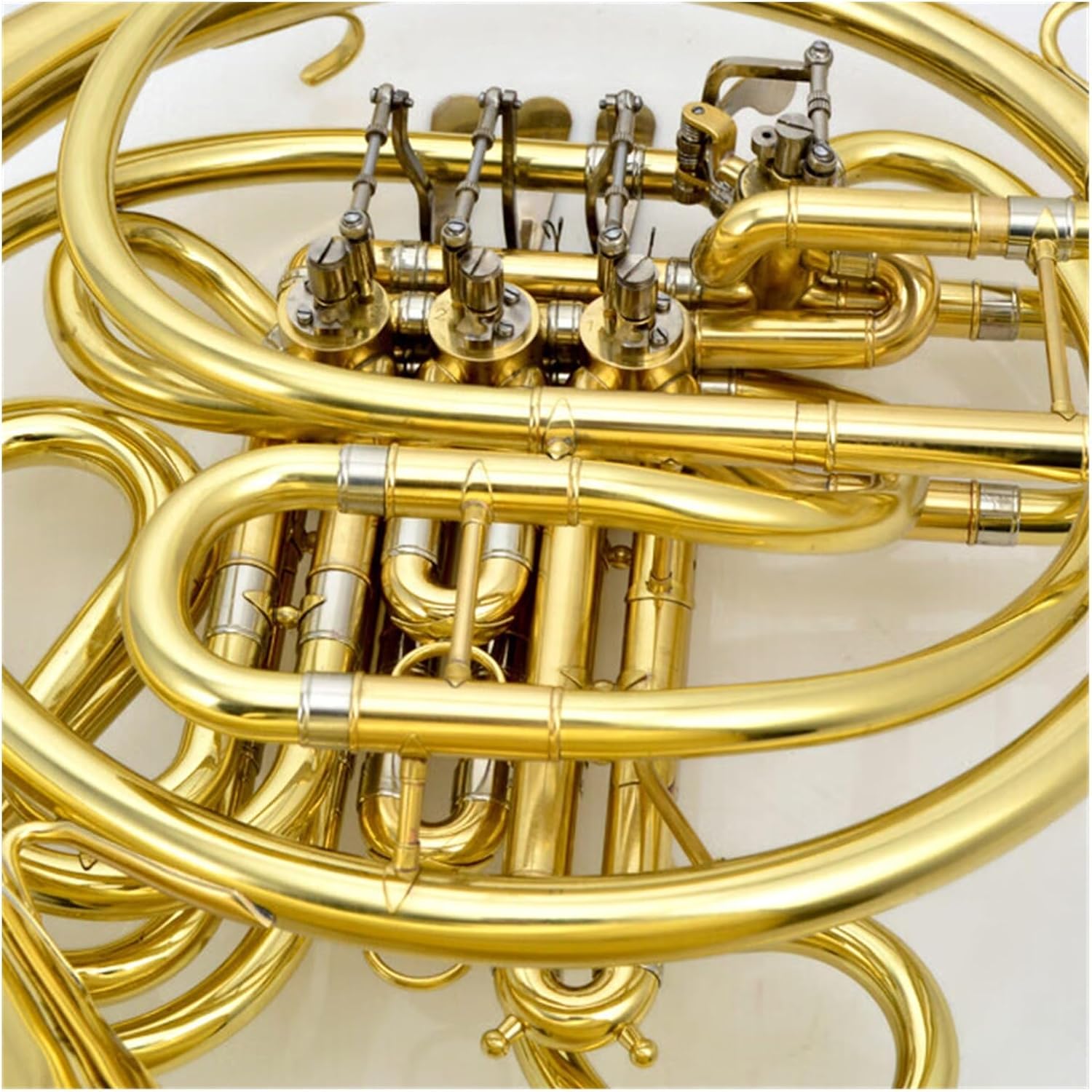 French Horn 4 key double row B flat suitable for adult beginners to play professionally
