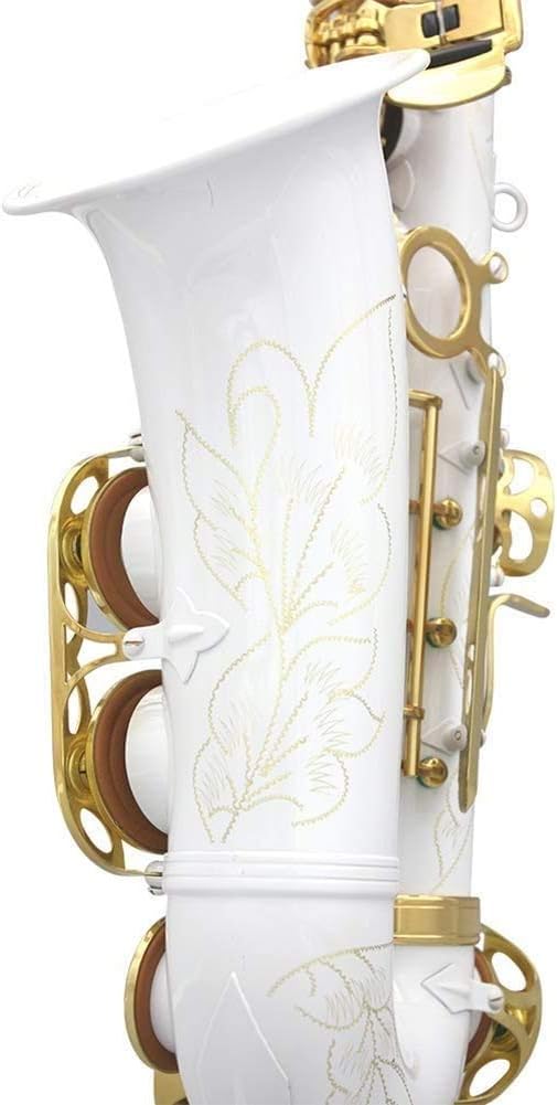 Alto Saxophone - E-Flat Alto Saxophone/Wind Instrument, Ceramic White